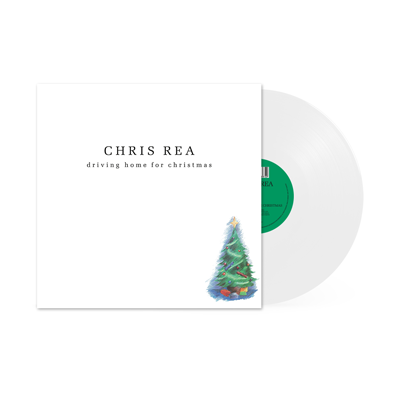Chris Rea Driving Home for Christmas white vinyl record